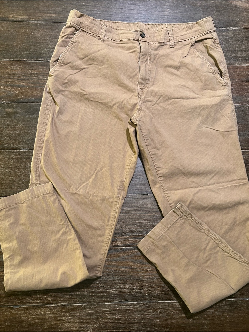 Eddie Bauer Men's Chinos in Khaki Tan